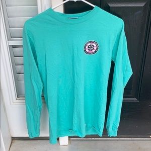Teal simply southern Christmas shirt
